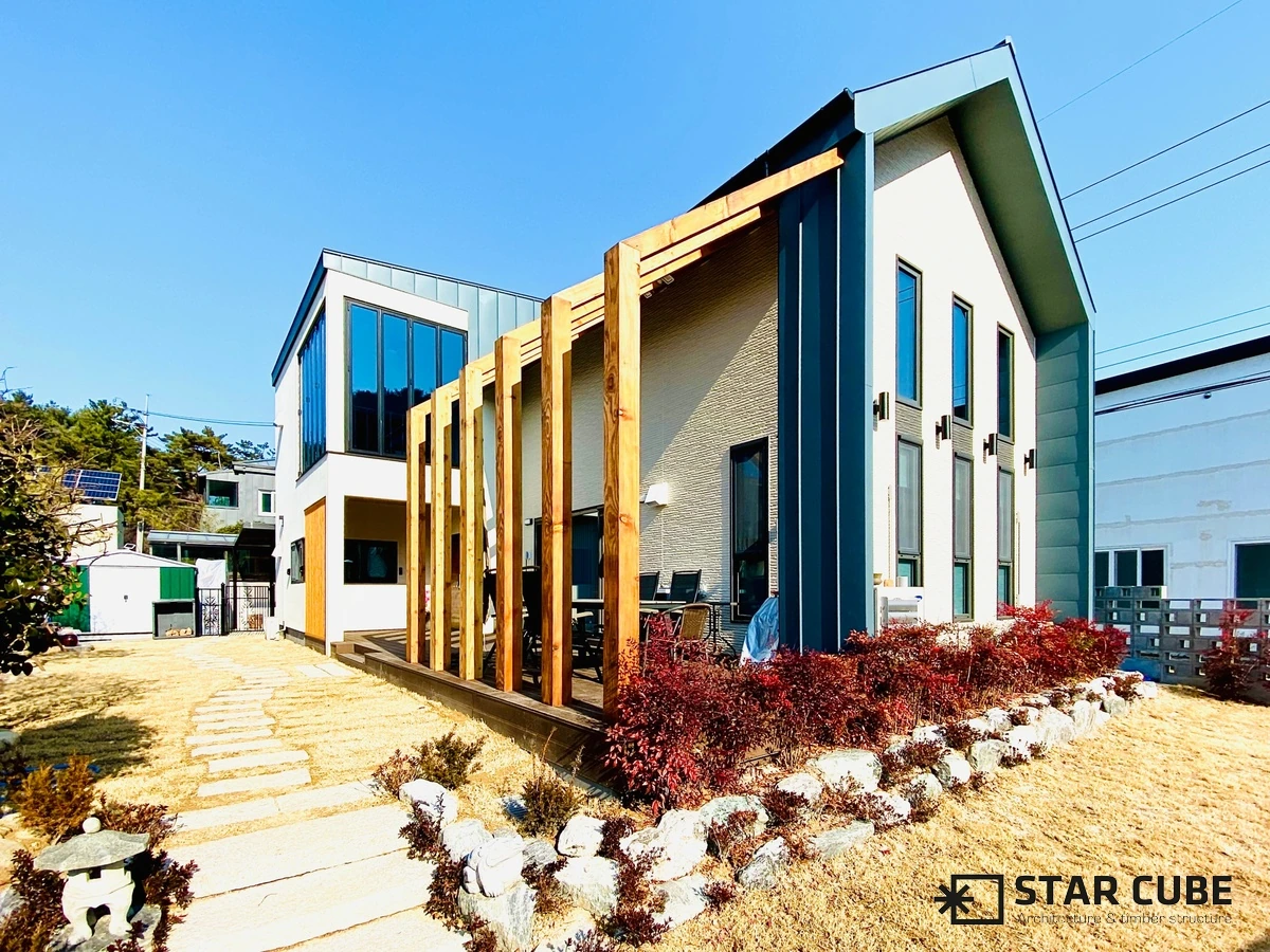 자연을 담은 중목구조 주택
